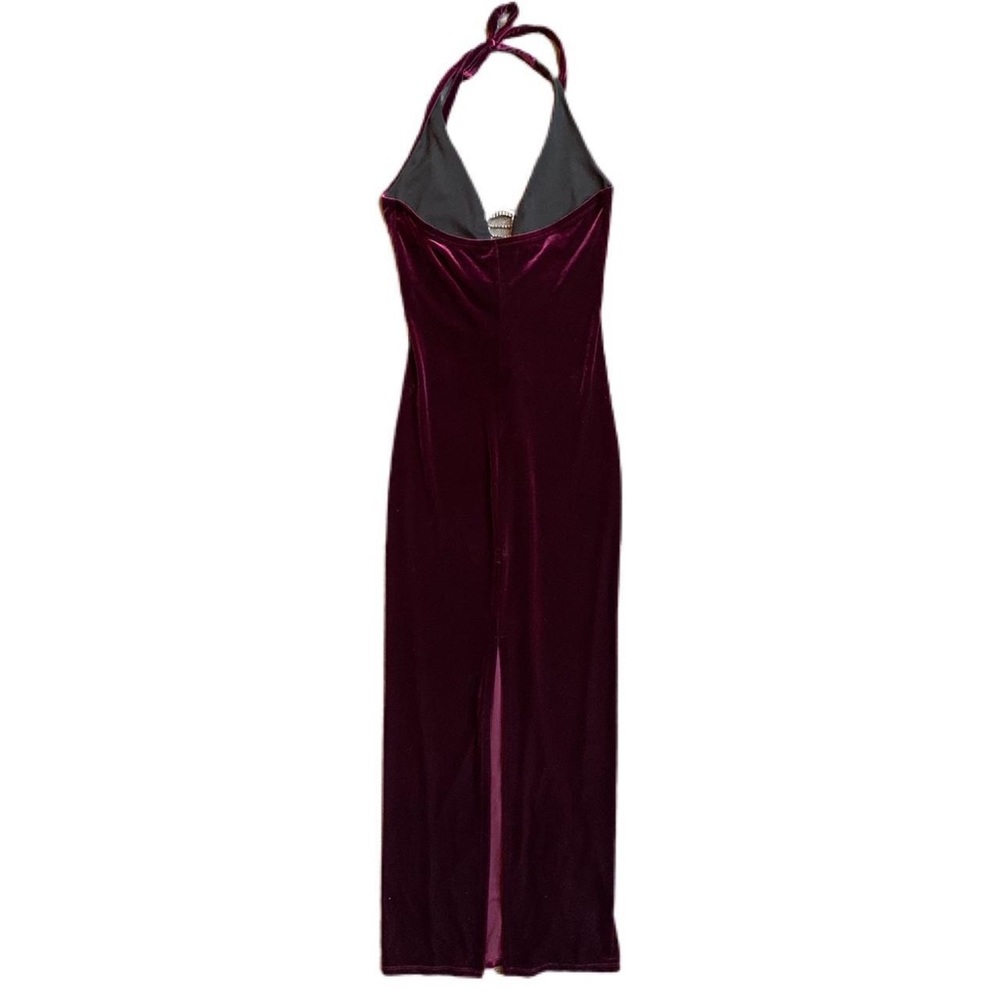 SOLD SOLD SOLD Stunning Full length Y2K ice ‘Velvet’ Dress - Picture 3 of 4